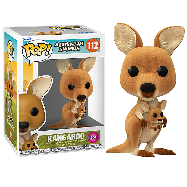 Funko Pop! Australian Animals Kangaroo 112 Exclusivo Flocked