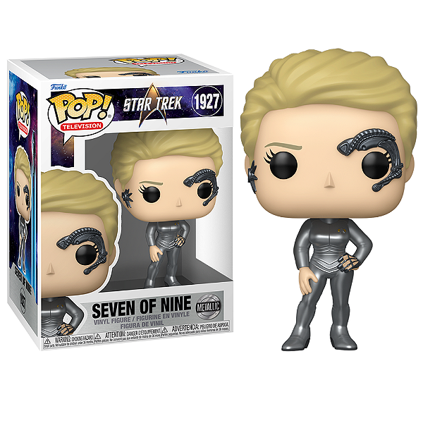 Funko Pop! Television Star Trek Seven Of Nine 1927 Exclusivo Metallic