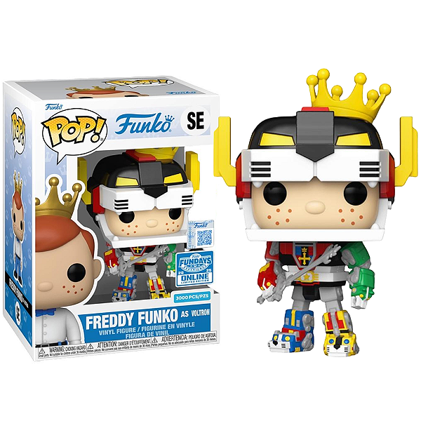 Funko Pop! Funko Freddy Funko As Voltron SE Exclusivo 3000 Pcs