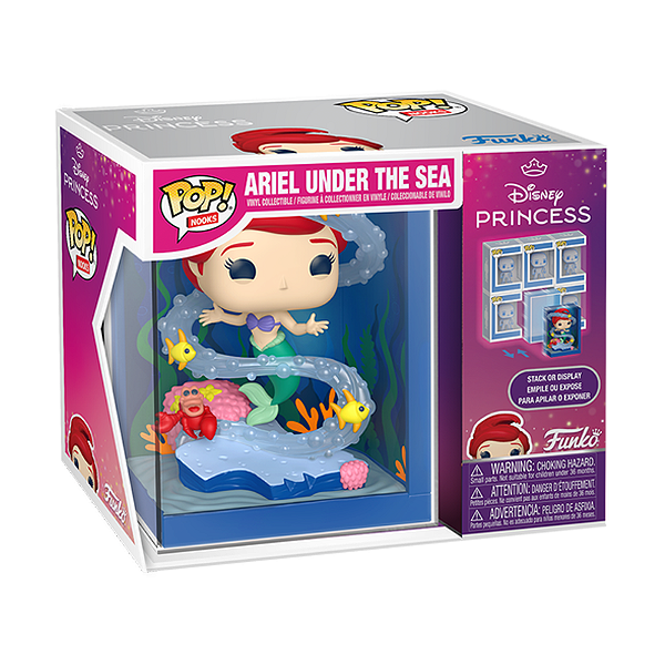 Funko Pop! Nooks Disney A Pequena Sereia Ariel Under The Sea