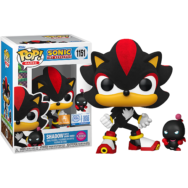 Funko Pop! Games Sonic The Hedgehog Shadow With Dark Chao 1151 Exclusivo