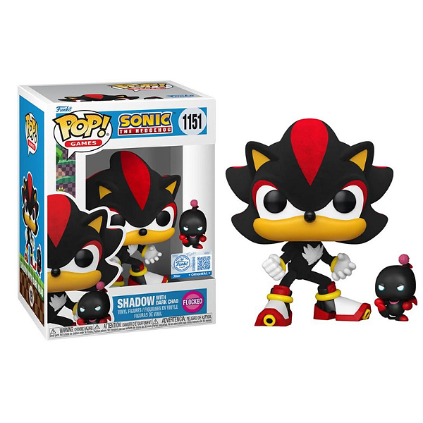 Funko Pop! Games Sonic The Hedgehog Shadow With Dark Chao 1151 Exclusivo