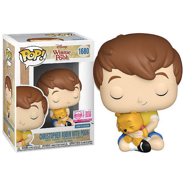 Funko Pop! Disney Ursinho Pooh Christopher Robin With Pooh 1680 Exclusivo 1200 Pcs