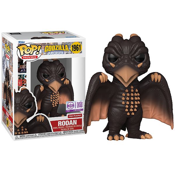 Funko Pop! Filme Godzilla Rodan 1961 Exclusivo 7500 Pcs