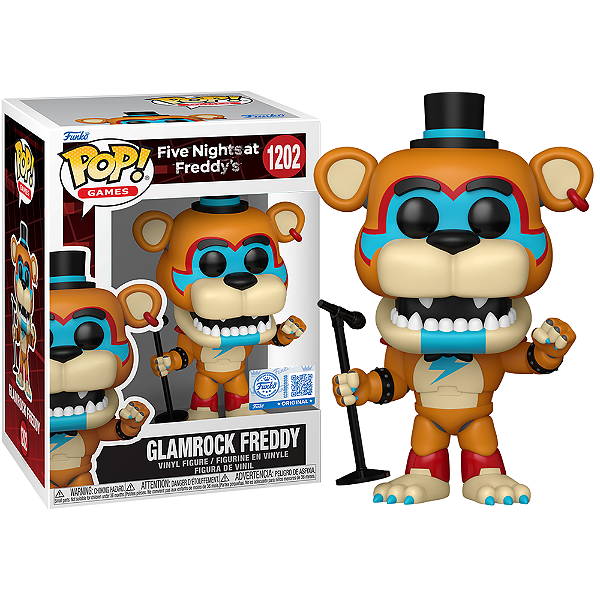 Funko Pop! Games Five Night At Freddys Glamrock Freddy 1202 Exclusivo