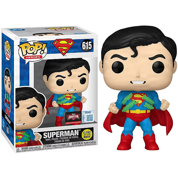 Funko Pop! DC Comics Superman 615 Exclusivo Glow