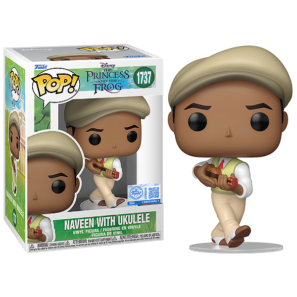 Funko Pop! Disney A Princesa E O Sapo Naveen With Ukulele 1737 Exclusivo