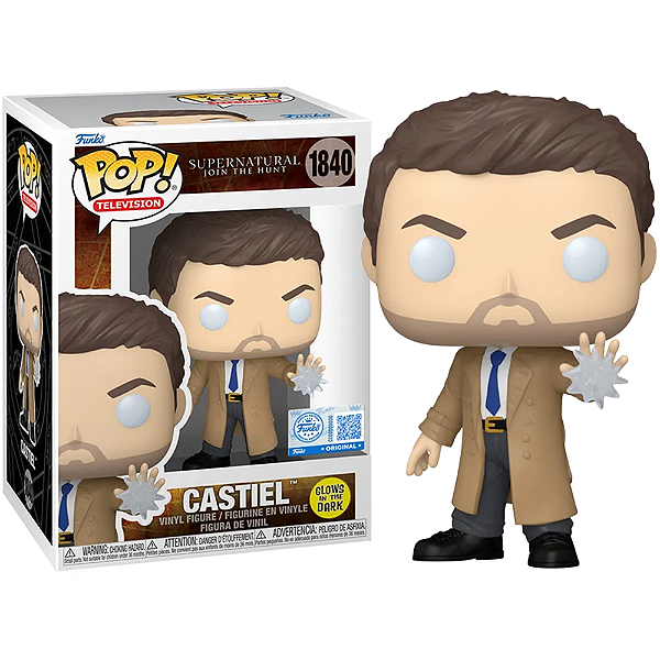 Funko Pop! Television Supernatural Castiel 1840 Exclusivo Glow