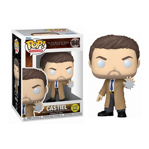 Funko Pop! Television Supernatural Castiel 1840 Exclusivo Glow