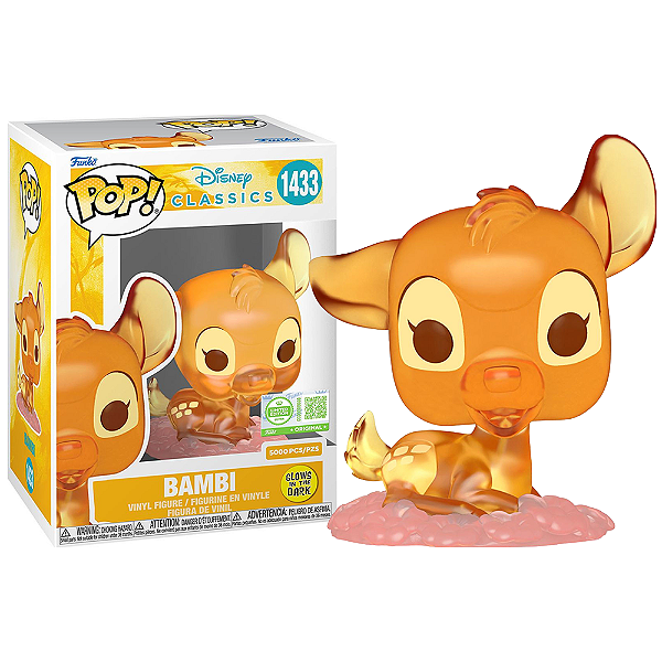 Funko Pop! Disney Classics Bambi 1433 Exclusivo Glow 5000 Pcs