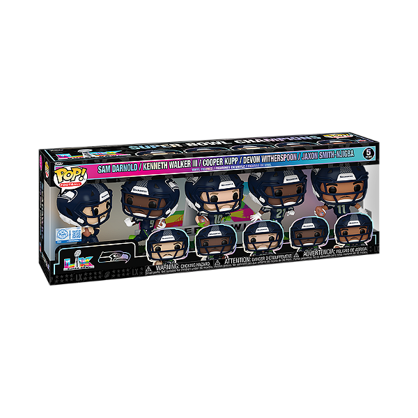 Funko Pop! Football NFL Seattle Seahawks 5 Pack Exclusivo