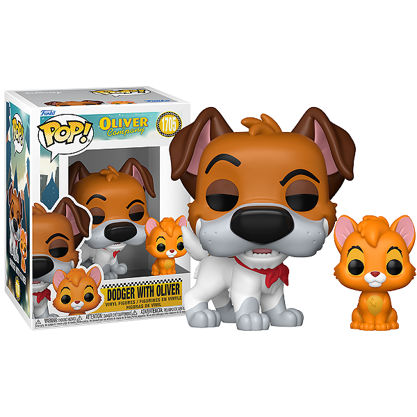 Funko Pop! Disney Oliver E A Sua Turma Dodger With Oliver 1705