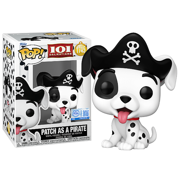 Funko Pop! Disney 101 Dalmatas Patch As A Pirate 1745 Exclusivo