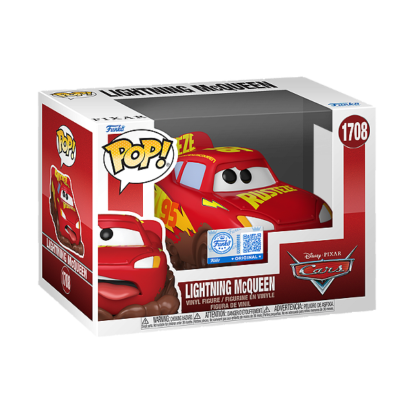 Funko Pop! Disney Carros Lightning McQueen 1708 Exclusivo