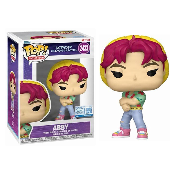 Funko Pop! Animation Guerreiras do K-Pop Demon Hunters Abby 2433 Exclusivo