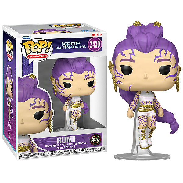 Funko Pop! Animation Guerreiras do K-Pop Demon Hunters Rumi 2430 Exclusivo Chase