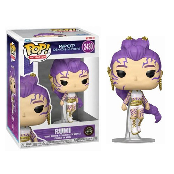 Funko Pop! Animation Guerreiras do K-Pop Demon Hunters Rumi 2430 Exclusivo Chase