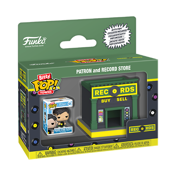 Funko Bitty Pop! Towns Patron & Record Store