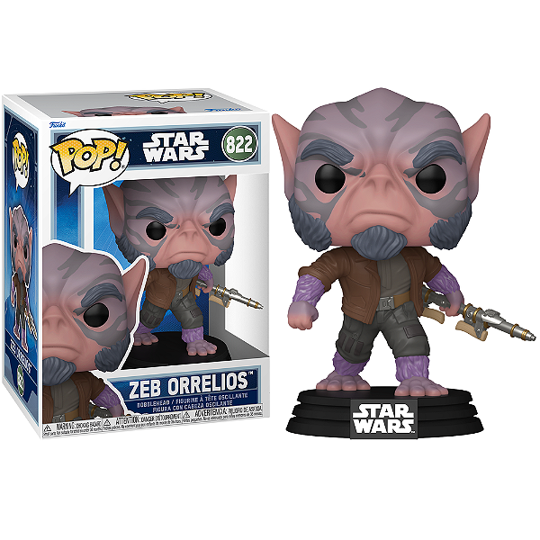 Funko Pop! Television Star Wars Zeb Orrelios 822
