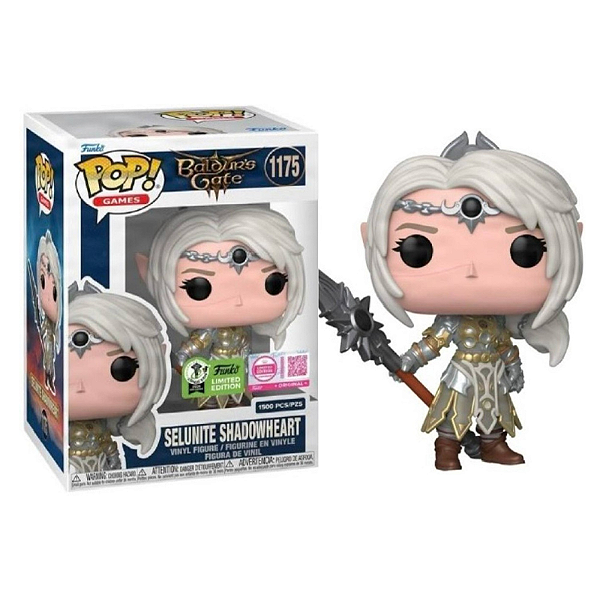 Funko Pop! Games Baldurs Gate Selunite Shadowheart 1175 Exclusivo 1500 Pcs