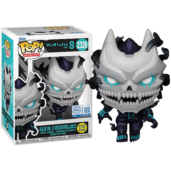 Funko Pop! Animation Kaiju No. 8 Uncontrollable 2326 Exclusivo Glow