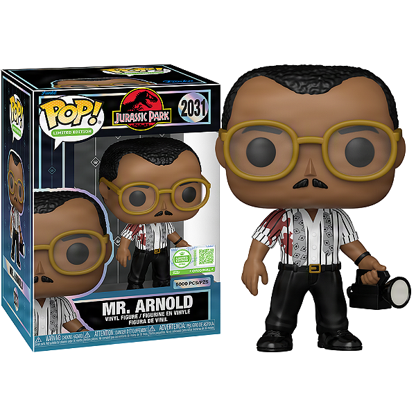 Funko Pop! Filme Jurassic Park Mr. Arnold 2031 Exclusivo 5000 Pcs