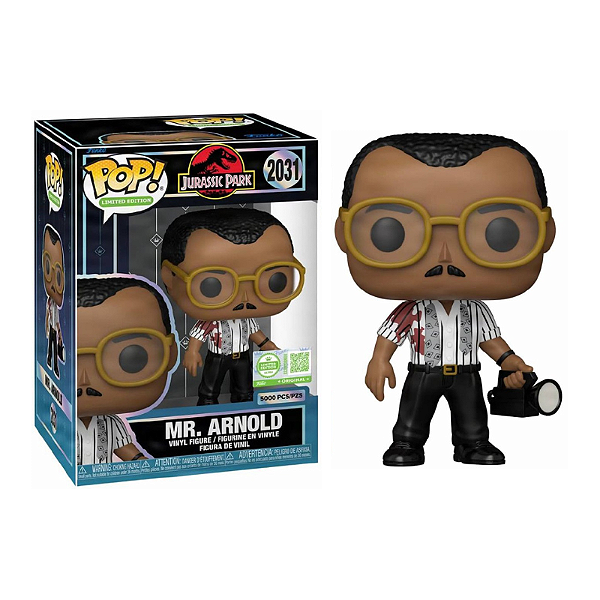 Funko Pop! Jurassic Park Mr. Arnold 2031 Exclusivo 5000 Pcs