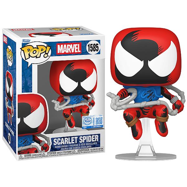 Funko Pop! Marvel Homem Aranha Scarlet Spider 1585 Exclusivo