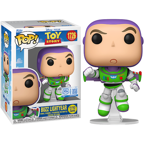 Funko Pop! Disney Toy Story Buzz Lightyear 1726 Exclusivo Glow