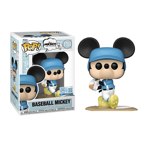 Funko Pop! Disney Mickey And Friends Baseball Mickey 1704 Exclusivo