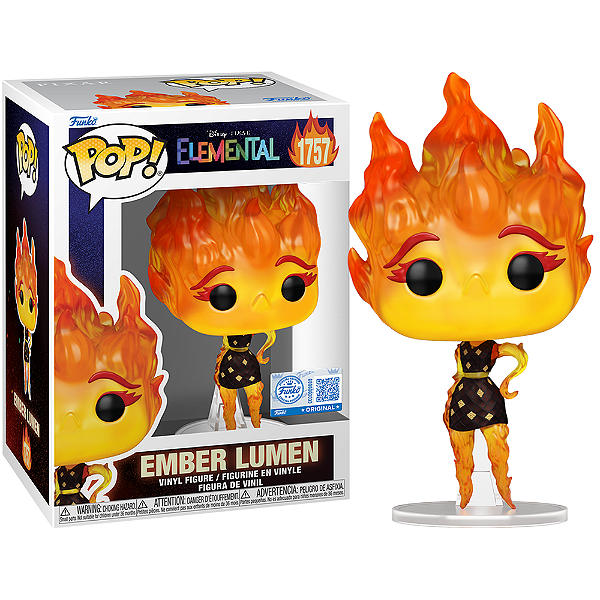 Funko Pop! Disney Elementos Ember Lumen 1757 Exclusivo Diamond