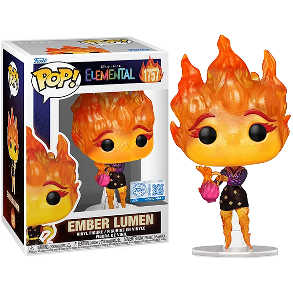 Funko Pop! Disney Elementos Ember Lumen 1757 Exclusivo Diamond