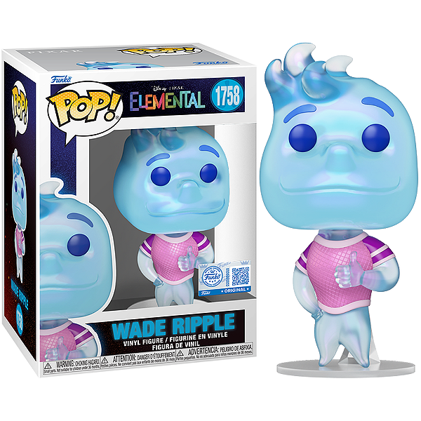 Funko Pop! Disney Elementos Wade Ripple 1758 Exclusivo