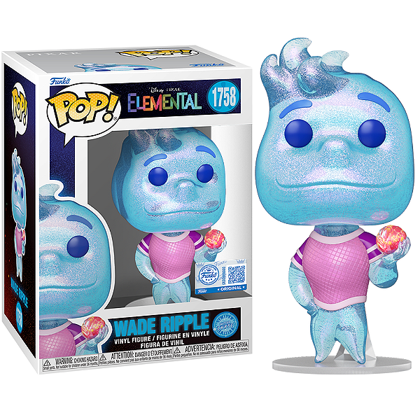 Funko Pop! Disney Elementos Wade Ripple 1758 Exclusivo Diamond