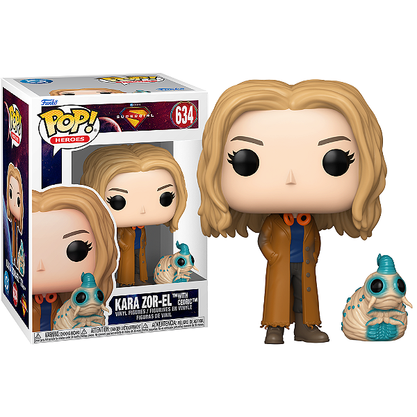 Funko Pop! Dc Comics Supergirl Kara Zor-El With Cedric 634
