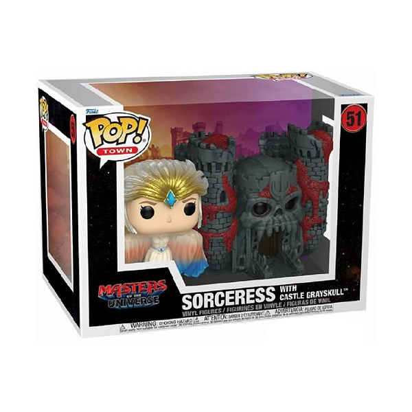 Funko Pop! Town Mestres Do Universo Sorceress WIth Castle Grayskull 51
