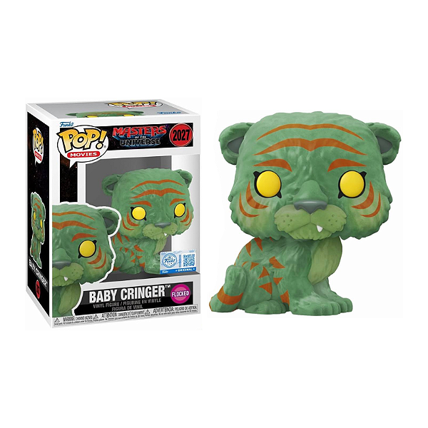 Funko Pop! Filme Mestres do Universo Baby Cringer Flocked 2027 Exclusivo Flocked