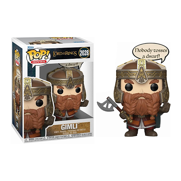 Funko Pop! Filme O Senhor Dos Anéis Gimli 2028