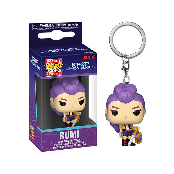 Funko Pop! Keychain Chaveiro Netflix K-Pop Demon Hunters Rumi