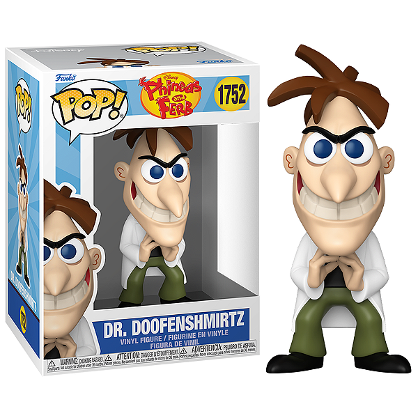 Funko Pop! Disney Phineas E Ferb Dr. Doofenshmirtz 1752