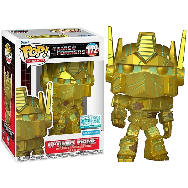 Funko Pop! Retro Toys Transformers Optimus Prime 172 Exclusivo 9500 Pcs
