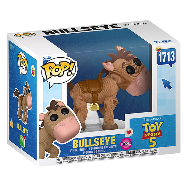 Funko Pop! Disney Toy Story 5 Bullseye 1713 Exclusivo Flocked