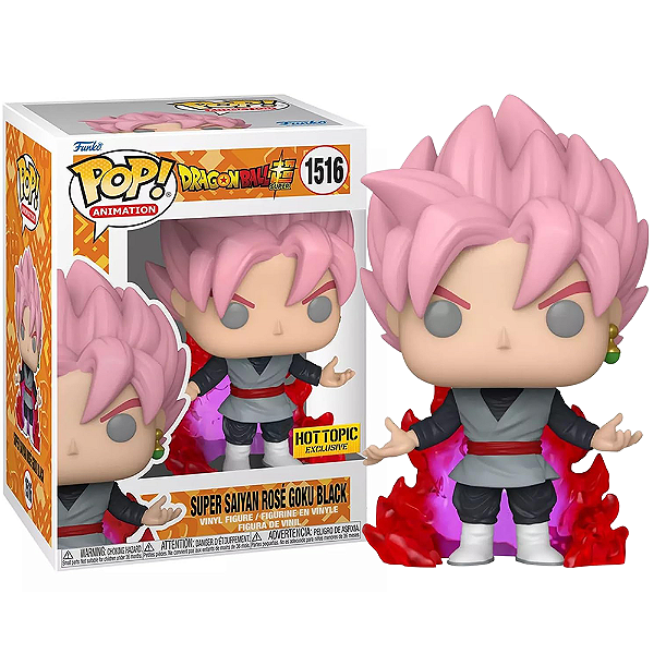 Funko Pop! Animation Dragon Ball Super Saiyan Rosé Goku Black 1516 Exclusivo Glow