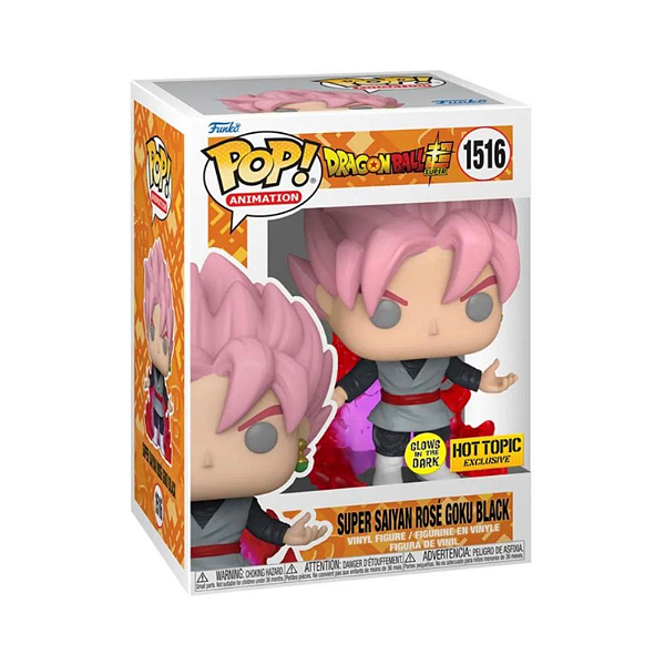Funko Pop! Animation Dragon Ball Super Saiyan Rosé Goku Black 1516 Exclusivo Glow