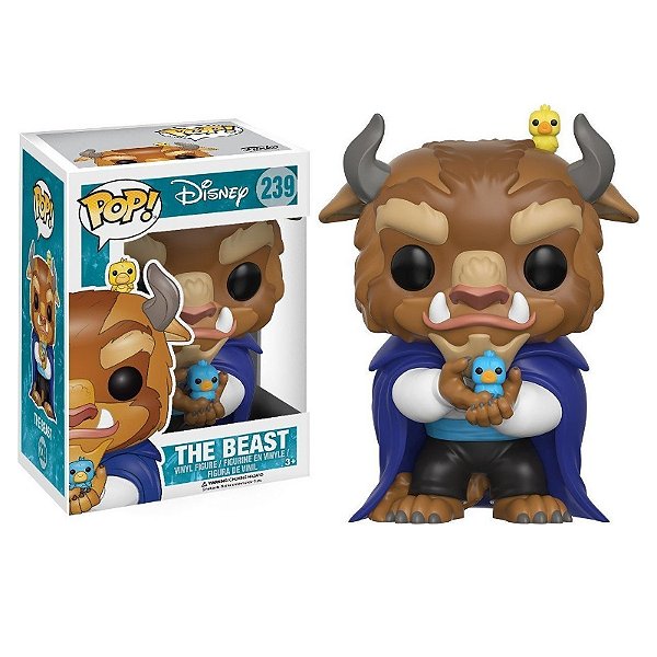 Funko Pop! Disney A Bela E A Fera The Beast 239 * CAIXA COM DETALHES