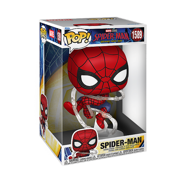 Funko Pop! Marvel Homem Aranha Spider-Man 1589 10 Polegadas