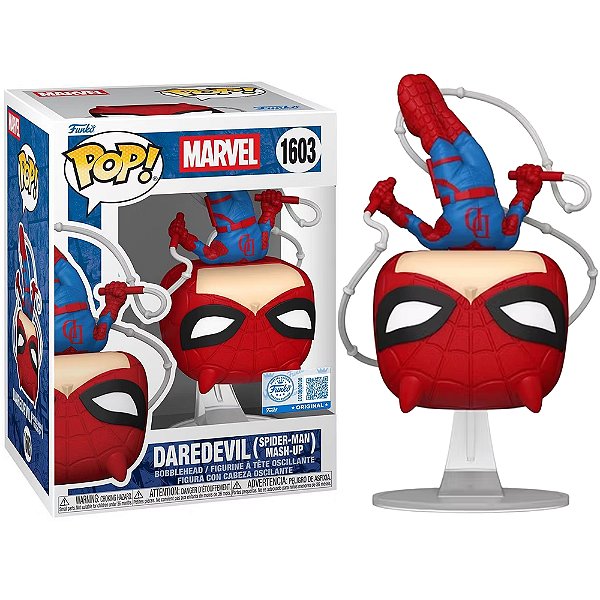 Funko Pop! Marvel Demolidor Daredevil (Spider-Man Mash-Up) 1603 Exclusivo