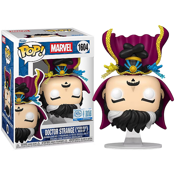 Funko Pop! Marvel Doutor Estranho Doctor Strange (Spider-Man Mash-Up) 1604 Exclusivo