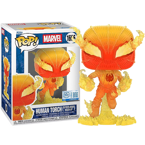 Funko Pop! Marvel Tocha Humana Human Torch (Spider-Man Mash-Up) 1606 Exclusivo