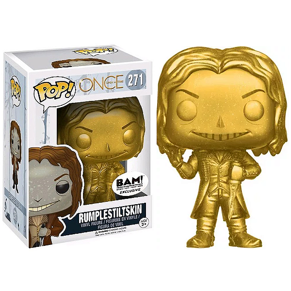 Funko Pop! Television Once Upon A Time Rumplestiltskin 271 Exclusivo Gold
